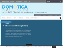 Tablet Screenshot of domotica4all.com